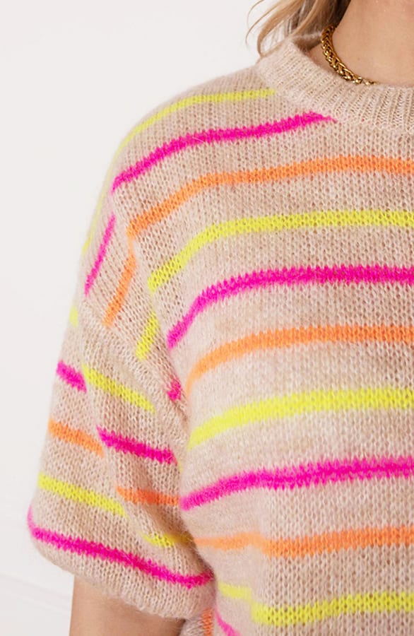 Knitted Stripe Top Ziva Multicolor – shoparchief — foto 5