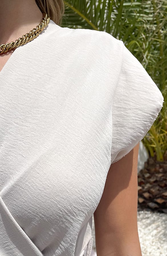 Laagjes Jurk Lexy Beige – shoparchief — foto 5