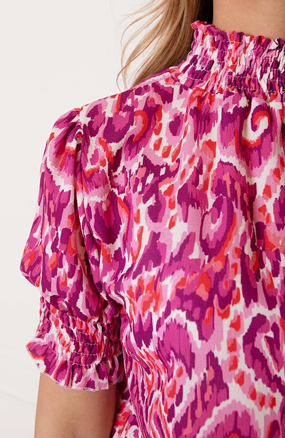 Lynn Top Print Fuchsia – shoparchief — foto 6