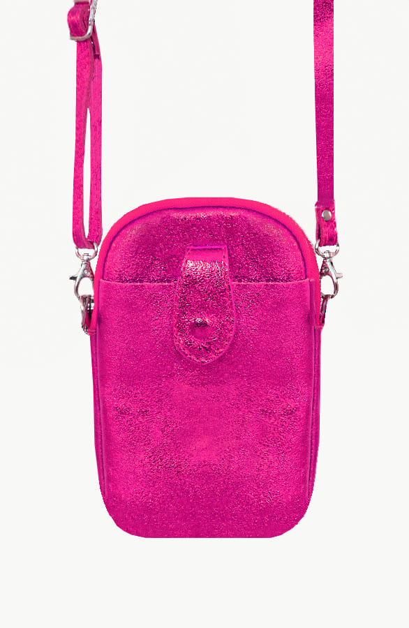Metallic Crossbody Bag Sylvie Fuchsia – shoparchief
