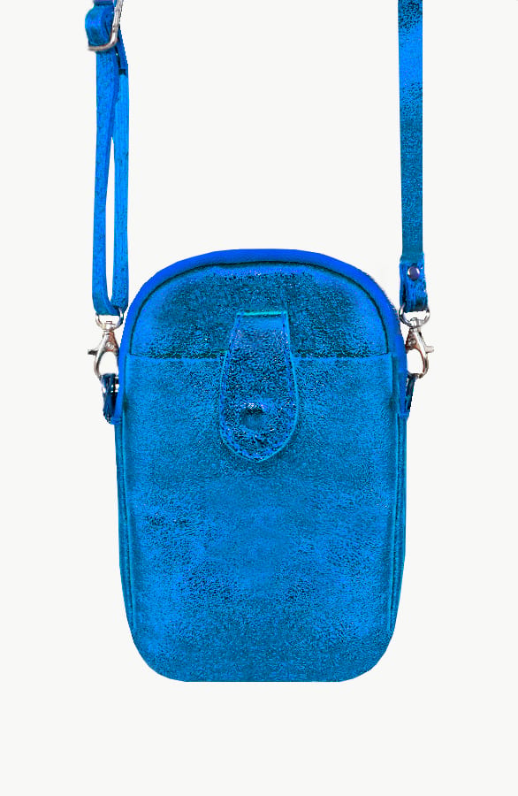 Metallic Crossbody Bag Sylvie Kobalt – shoparchief