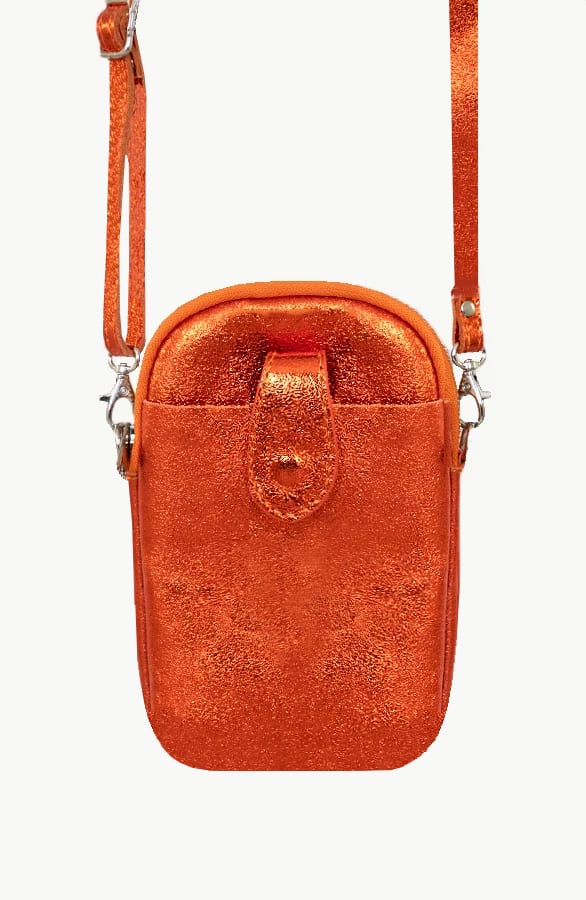 Metallic Crossbody Bag Sylvie Orange – shoparchief