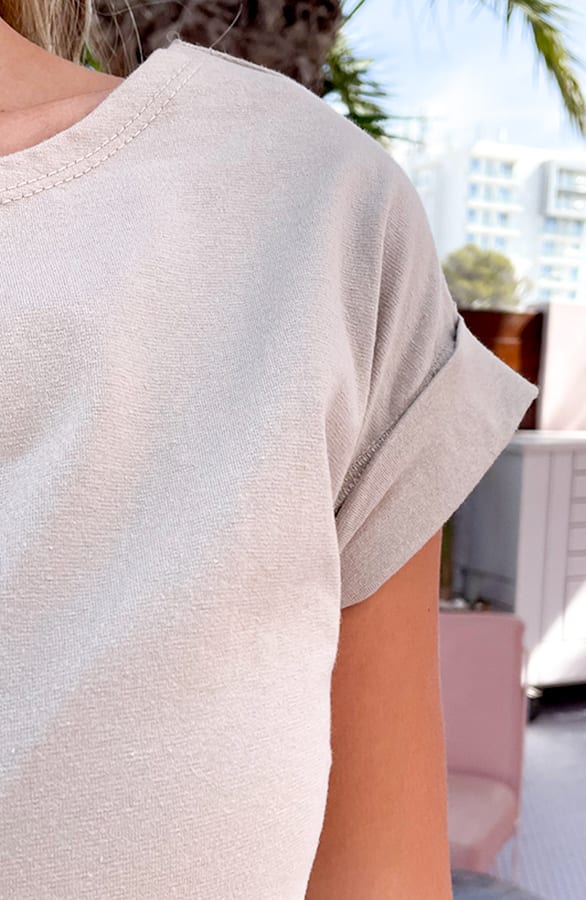 Noa Dress Beige – alle jurkjes — foto 4