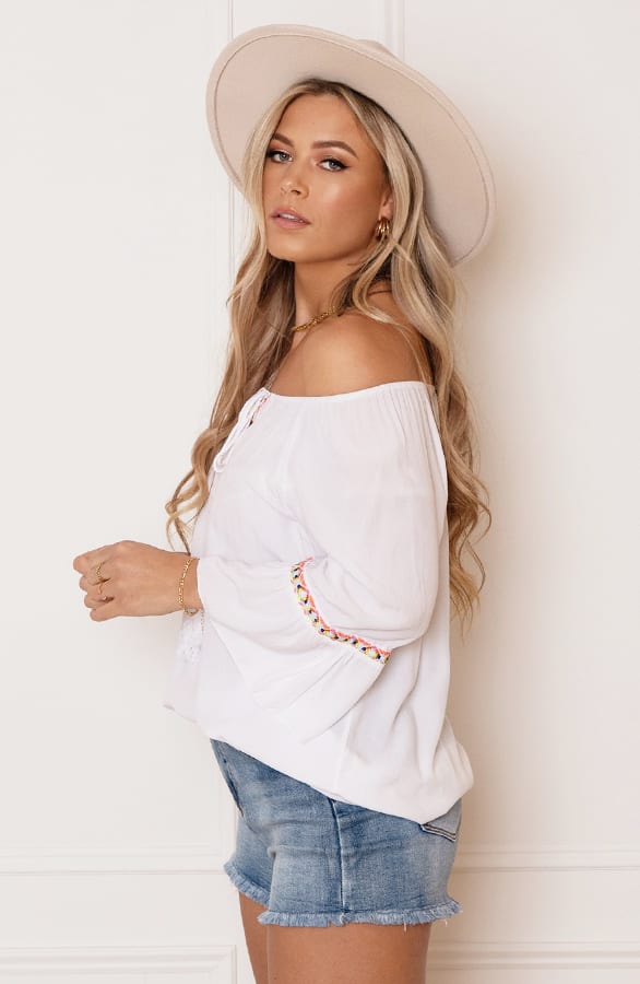 Offshoulder Top Laila Ecru – shoparchief — foto 3