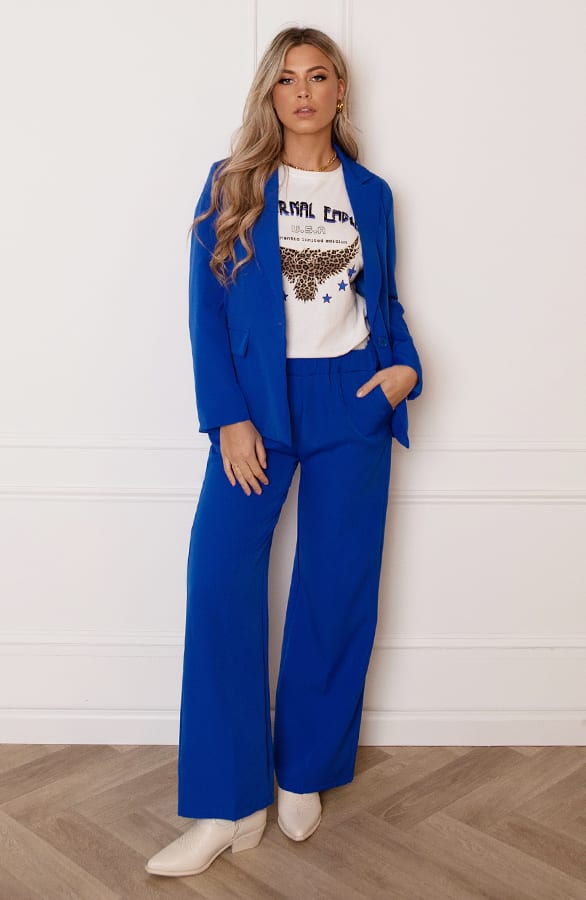 Highwaist Broek Livv Kobalt – shoparchief — foto 2