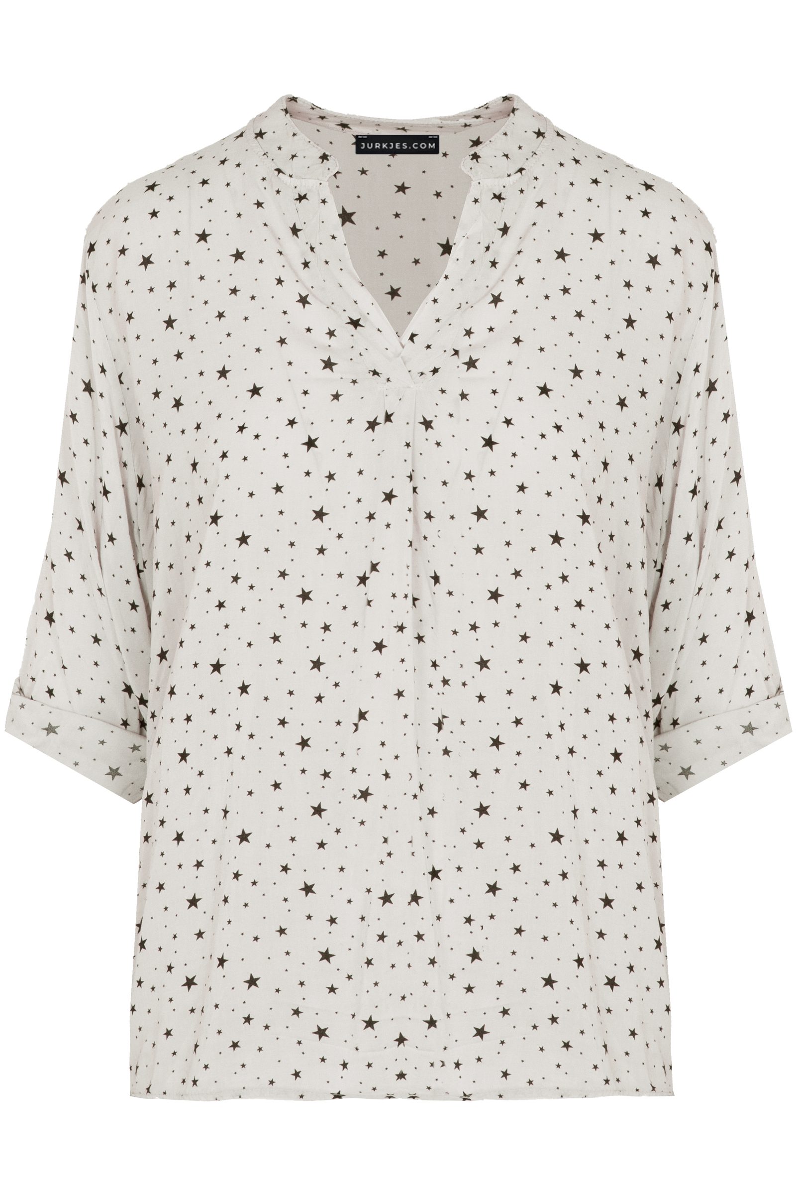Sterren Blouse Rianne Beige – shoparchief