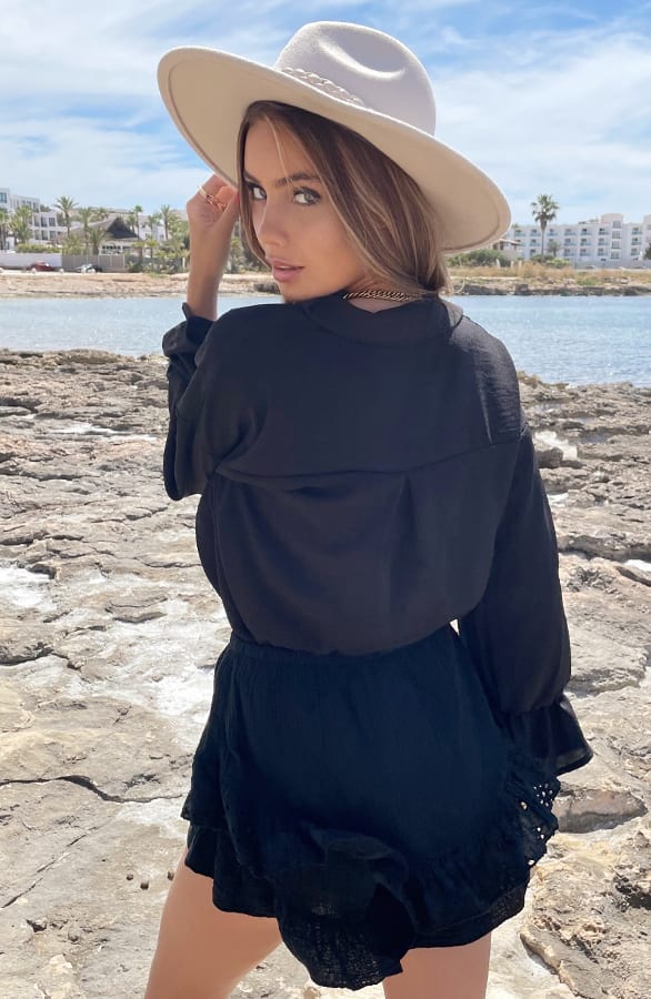 Strik Blouse Mali Zwart – shoparchief — foto 3