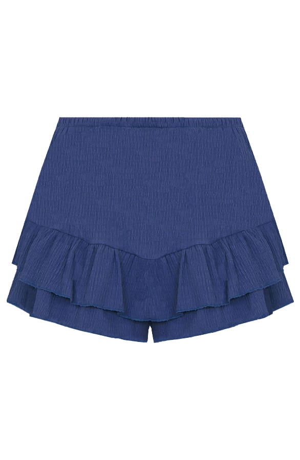 Texture Skort Olivia Navy – shoparchief