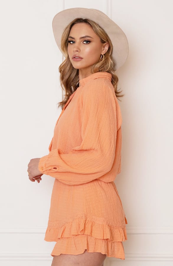 Trendy Cotton Blouse Jane Koraal – shoparchief — foto 12