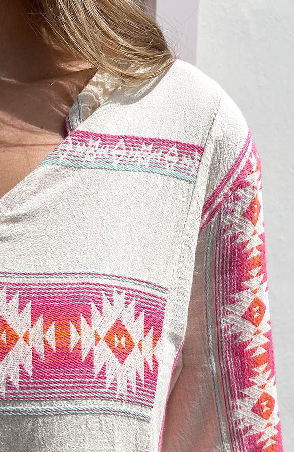 Tuniek Met Print Gabriella Fuchsia – shoparchief — foto 4