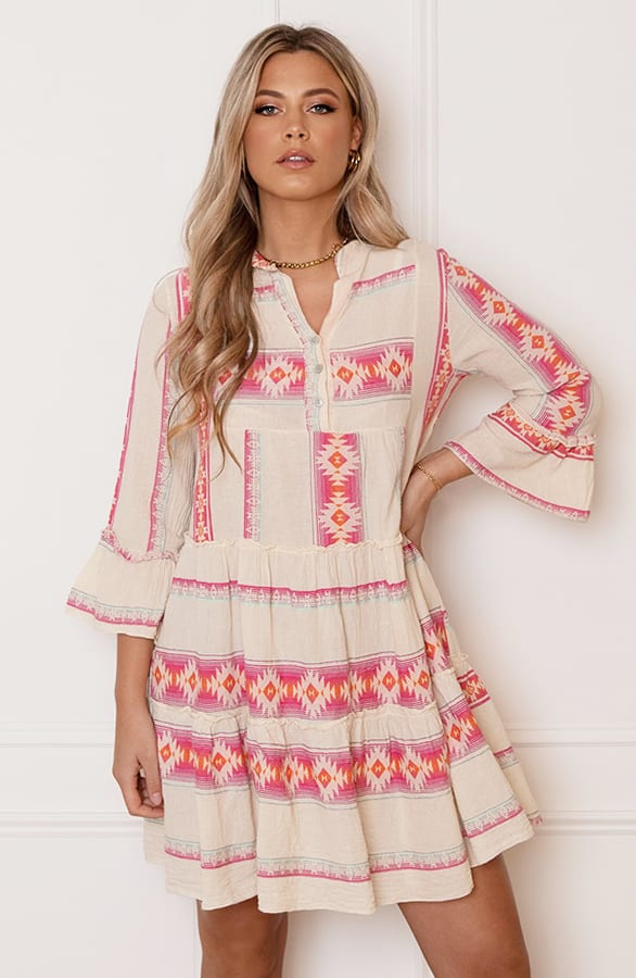 Tuniek Met Print Gabriella Fuchsia – shoparchief — foto 8