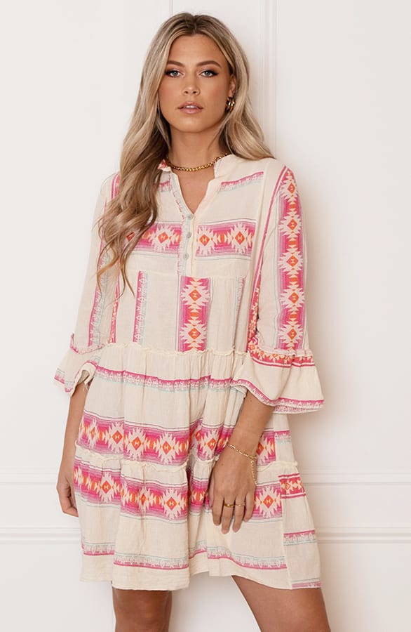 Tuniek Met Print Gabriella Fuchsia – shoparchief — foto 7
