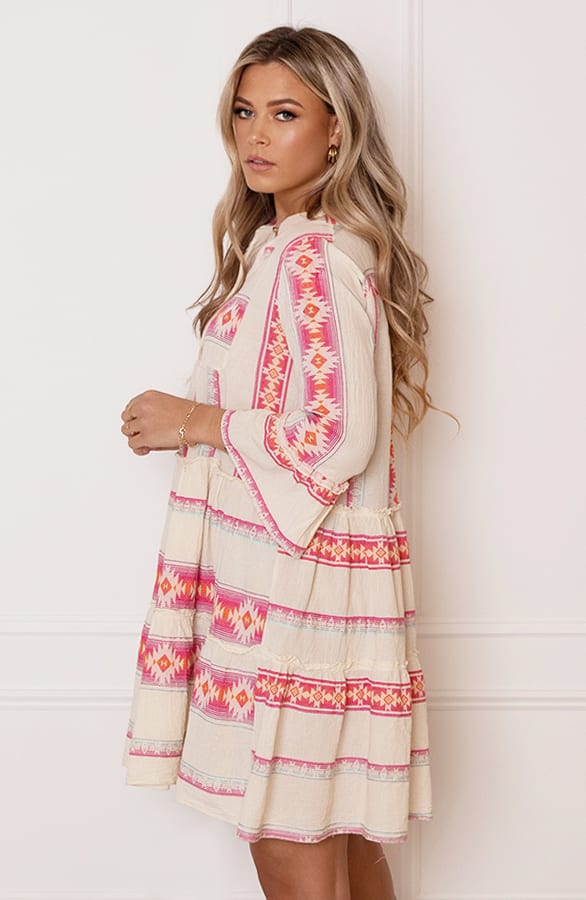 Tuniek Met Print Gabriella Fuchsia – shoparchief — foto 9