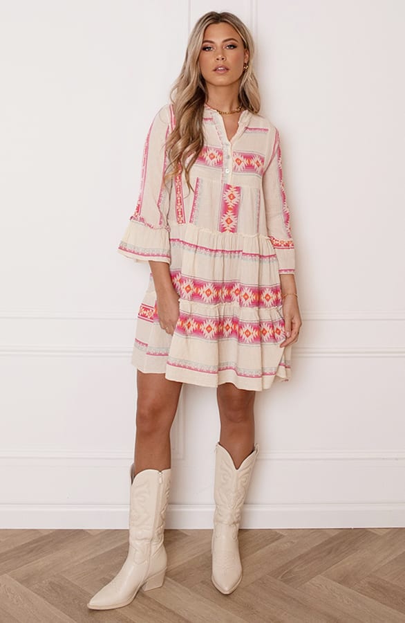 Tuniek Met Print Gabriella Fuchsia – shoparchief — foto 12