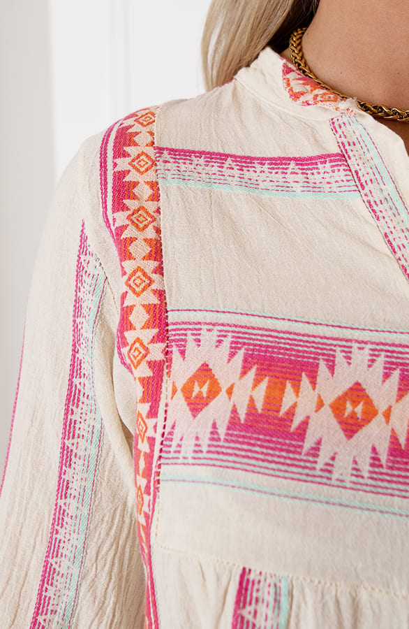 Tuniek Met Print Gabriella Fuchsia – shoparchief — foto 11