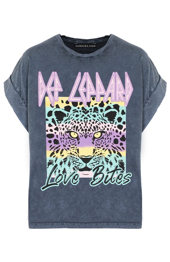 Washed T-shirt Love Bites Romy Lila – shoparchief