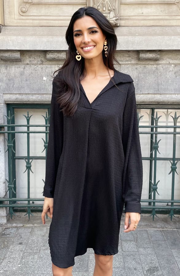 Texture Tuniek Roos Zwart – shoparchief