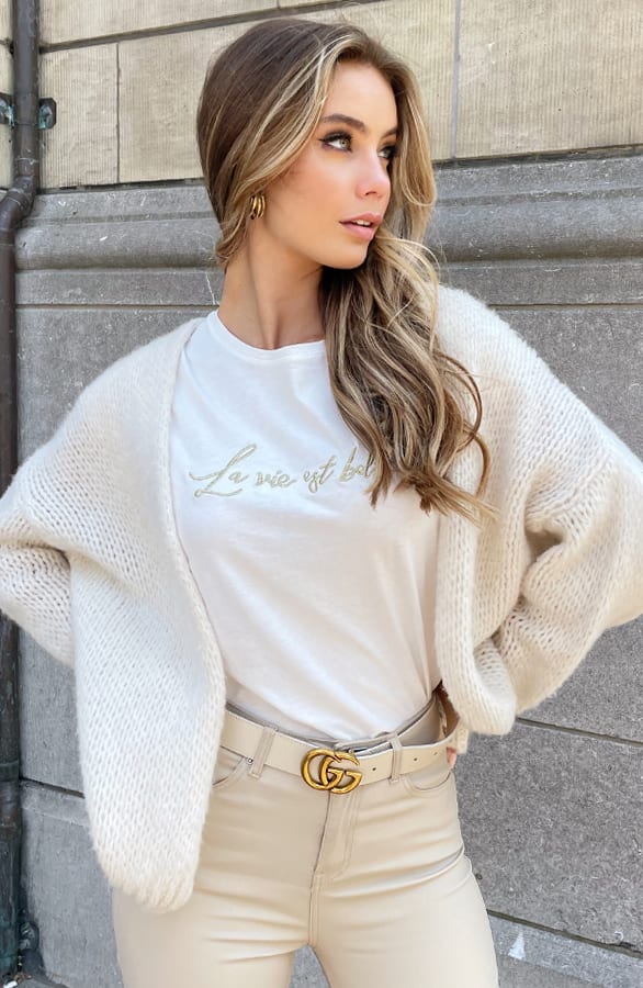 It-Shirt French Juna Ecru – shirts & tops — foto 11