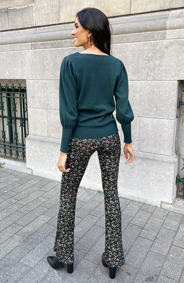 Pofmouwen Trui Ariana Smaragd – shoparchief — foto 6