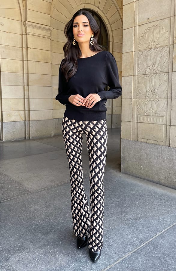 Pofmouwen Trui Ariana Zwart – shoparchief — foto 5