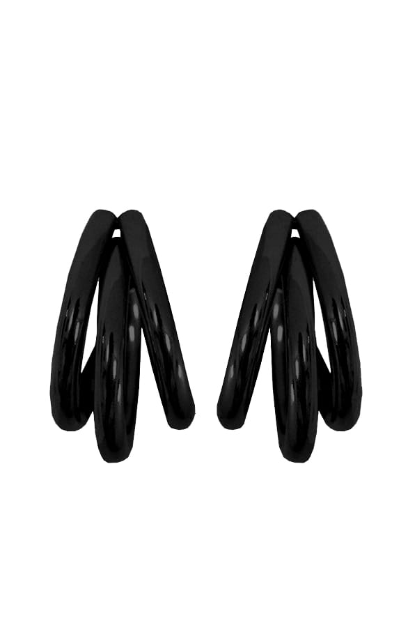 Carrie Creool Earrings Zwart – shoparchief