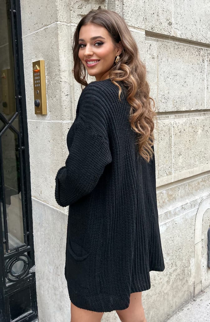 Cardigan Celia Zwart – shoparchief — foto 3
