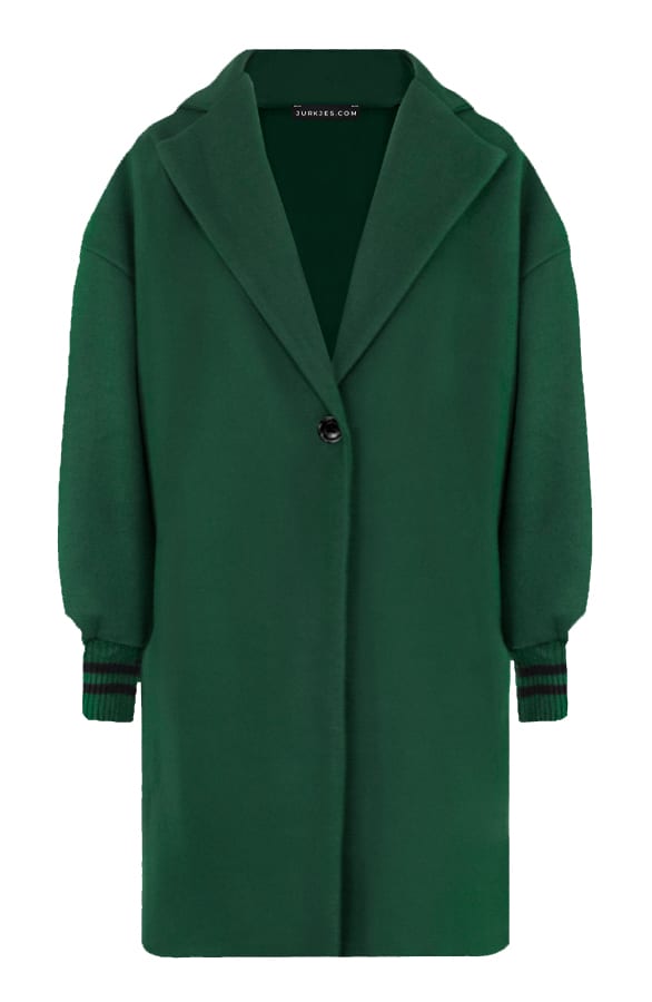 Comfy Trenchcoat Jamie Smaragd – shoparchief