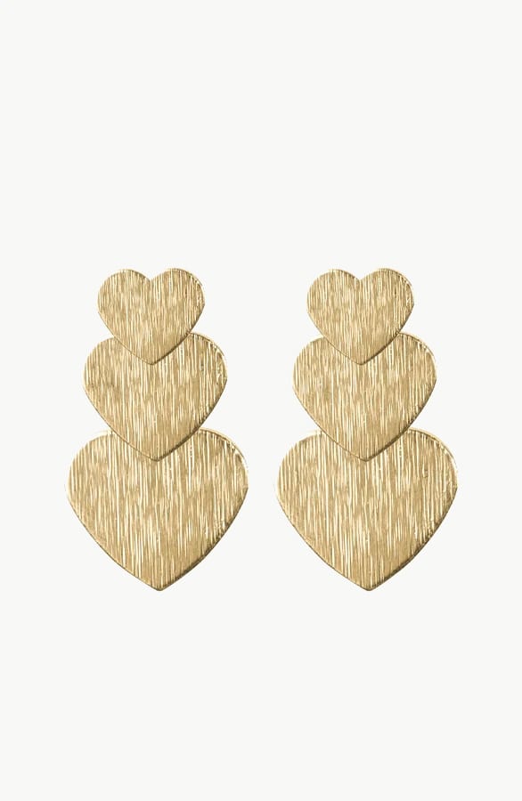Hartjes Oorbellen Jet Goud – shoparchief