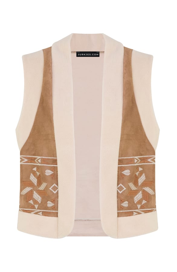 Soft Boho Gilet Nura Beige – shoparchief