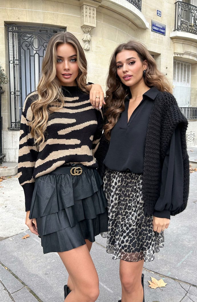 Zebra Trui Nayeli Camel – shoparchief — foto 5