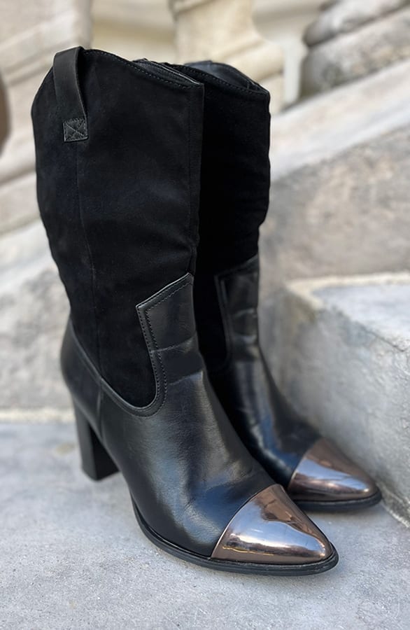Alley Cowboy Boots Metallic – shoparchief — foto 2