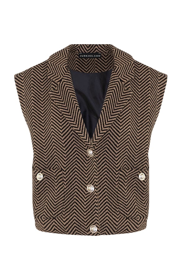 Bouclé Gilet Anoek Zigzag – vesten — foto 7