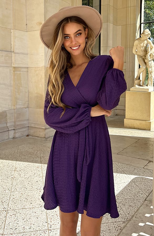 Jurk Tabitha Dark Purple – shoparchief — foto 2