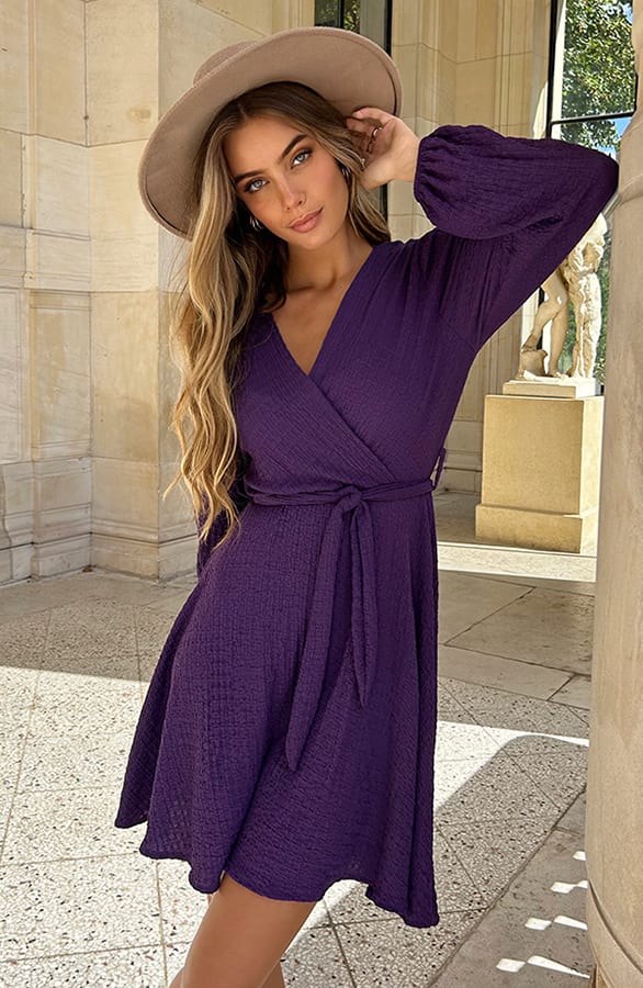 Jurk Tabitha Dark Purple – shoparchief — foto 5