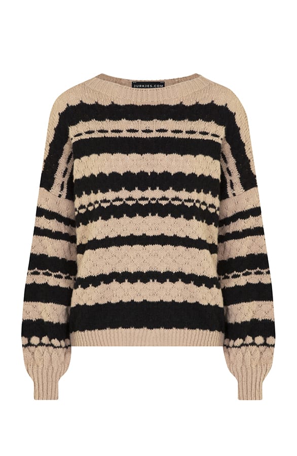 Knitted Trui Mirelle Camel – shoparchief