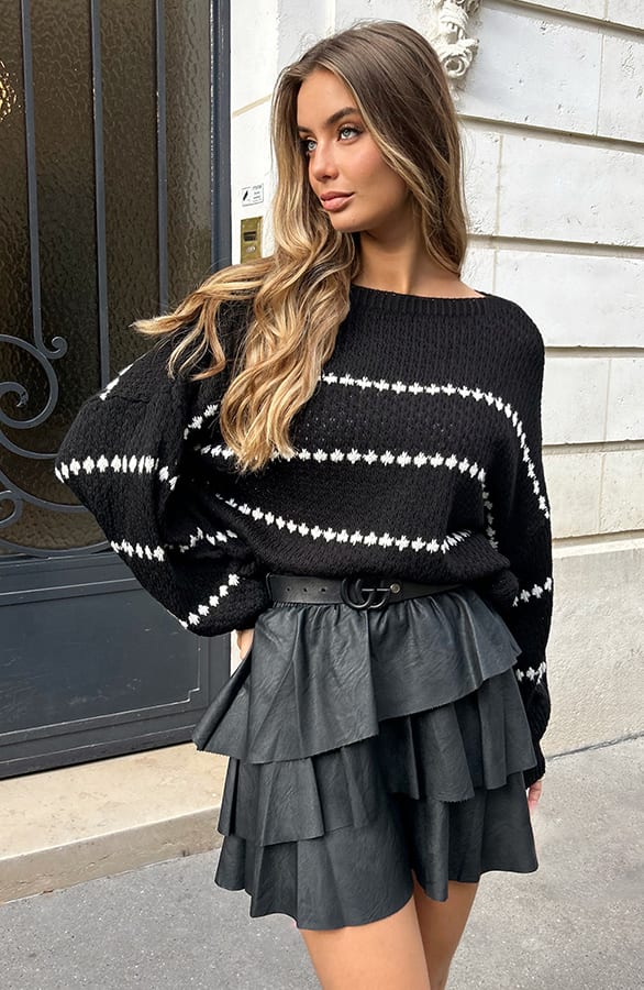 Stipjes Trui Emie Zwart – shoparchief — foto 4