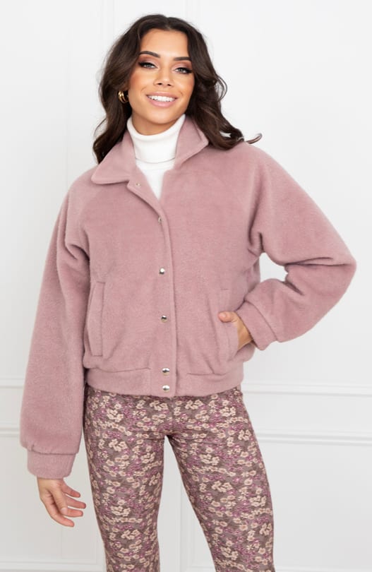 Bomberjacket Zacht Elenia Dust Pink – shoparchief — foto 2