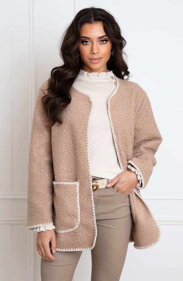 Boucle Teddy Vest Bodhi Taupe – shoparchief