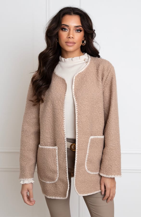 Boucle Teddy Vest Bodhi Taupe – shoparchief — foto 2