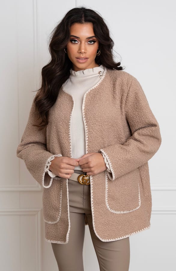 Boucle Teddy Vest Bodhi Taupe – shoparchief — foto 4