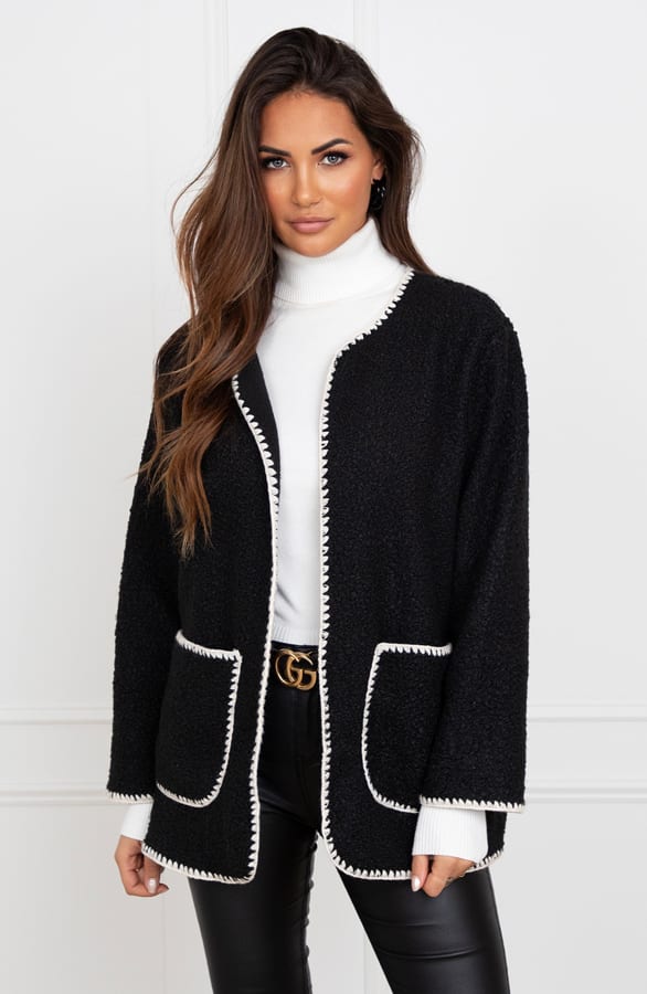 Boucle Teddy Vest Bodhi Zwart β shoparchief