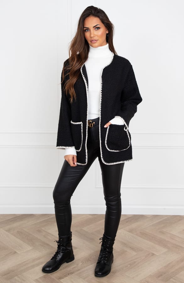 Boucle Teddy Vest Bodhi Zwart – shoparchief — foto 4