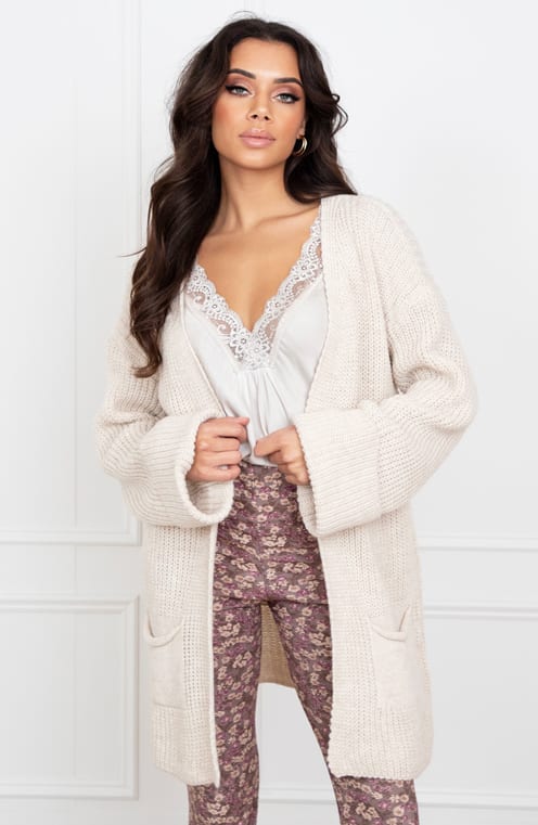 Cardigan Celia Beige – shoparchief