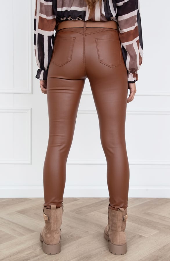 Elle Coating Jeans Cognac – shoparchief — foto 4