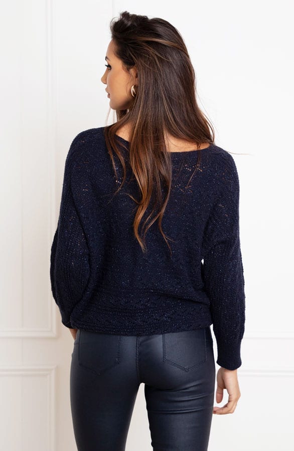 Gehaakte Lurex Top Nicky Marine – shoparchief — foto 4
