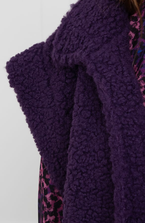 Gilet Teddy Merel Dark Purple – shoparchief — foto 7