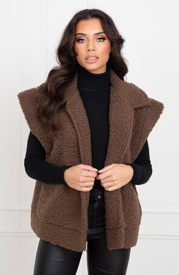 Gilet Teddy Merel Latte – shoparchief