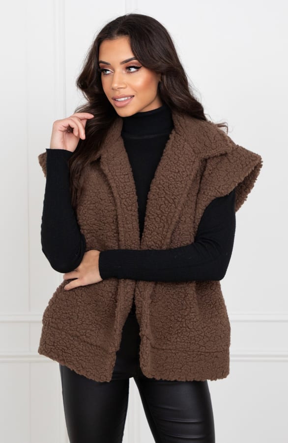 Gilet Teddy Merel Latte – shoparchief — foto 3