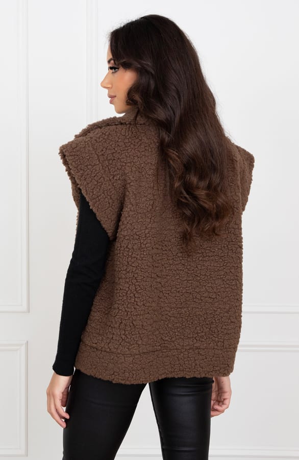 Gilet Teddy Merel Latte – shoparchief — foto 4