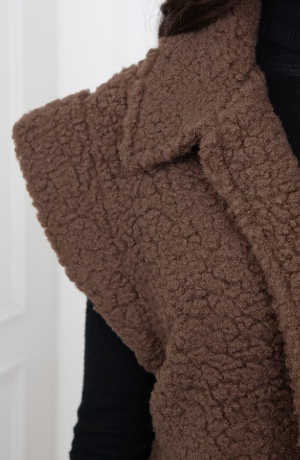 Gilet Teddy Merel Latte – shoparchief — foto 5